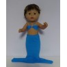 meermin blauw  baby born 43cm