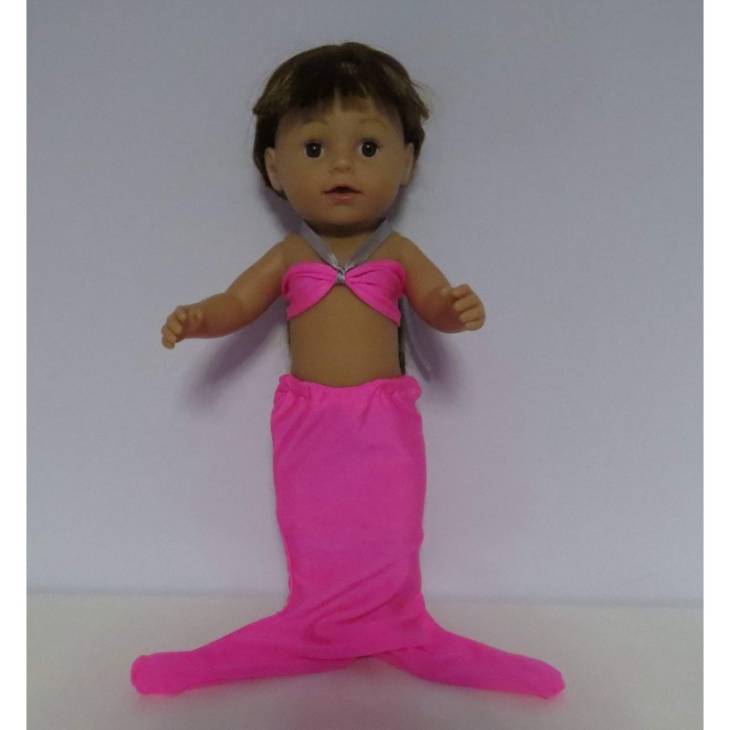 meermin fel roze baby born 43cm