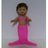 meermin fel roze baby born 43cm