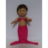 meermin hard roze  baby born 43cm