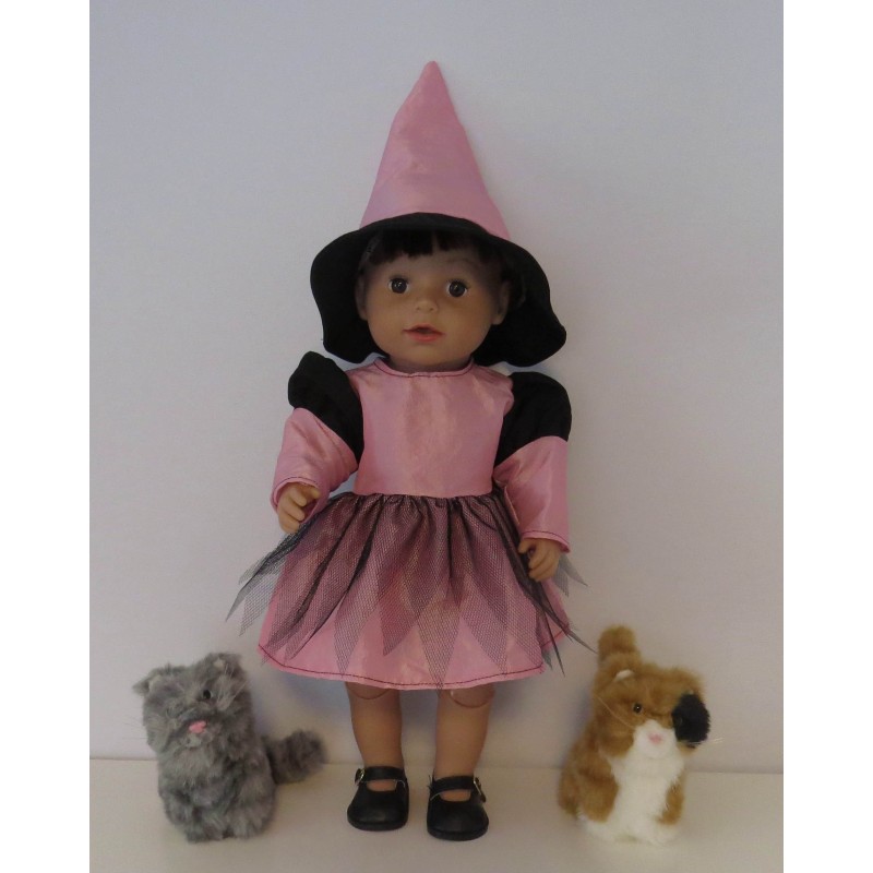 heks roze baby born 43cm