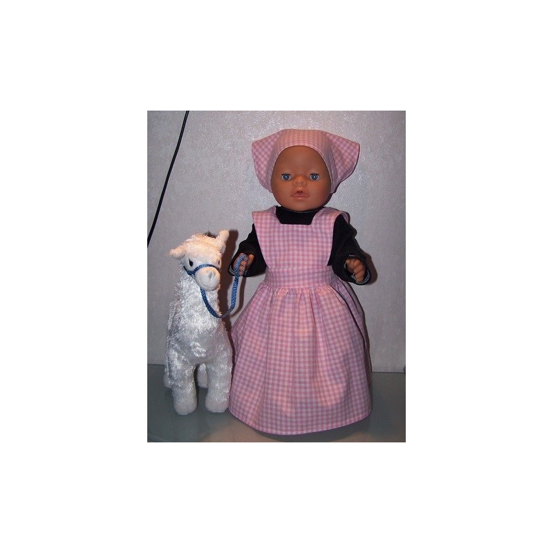 boerin roze baby born 43cm