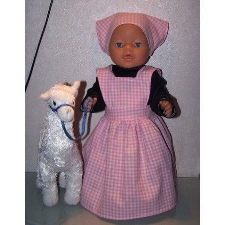 boerin roze baby born 43cm