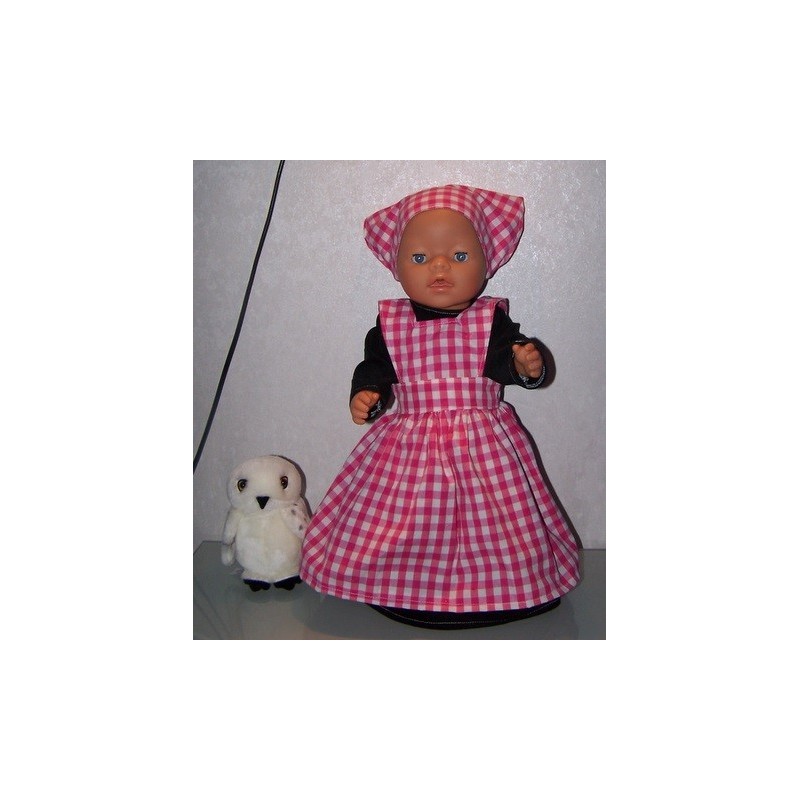 boerin hard roze baby born 43cm