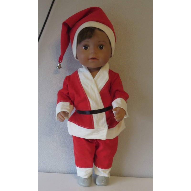 kerstman pak  baby born 43cm