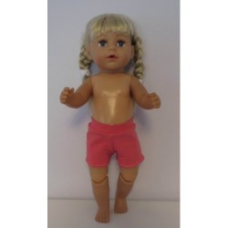 korte broek midden roze nr 9 baby born 43cm