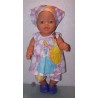 zomerjurk disney prisessen lila  baby born 43cm