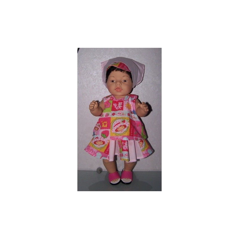 zomersetje strawberry shortcake berry cool baby born 43cm
