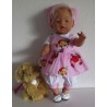 zomersetje roze baby born 43cm