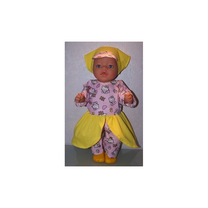 voorjaars setje hello kitty baby born 43cm