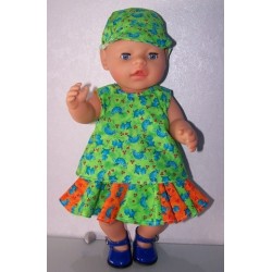 zomersetje kikkers  baby born 43cm