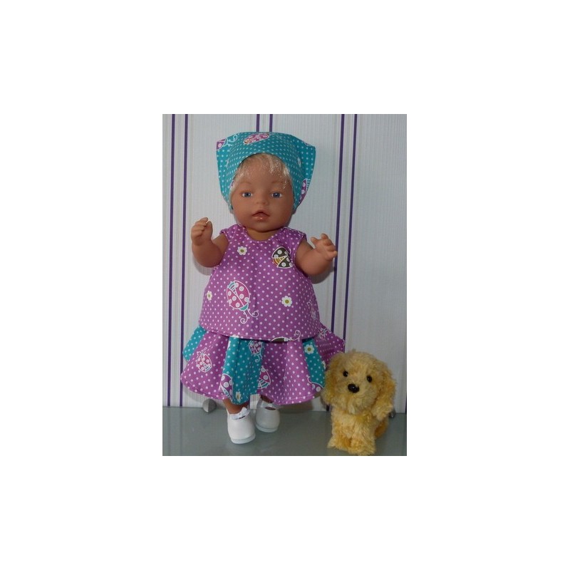 zomersetje lieveheersbeestjes baby born 43cm