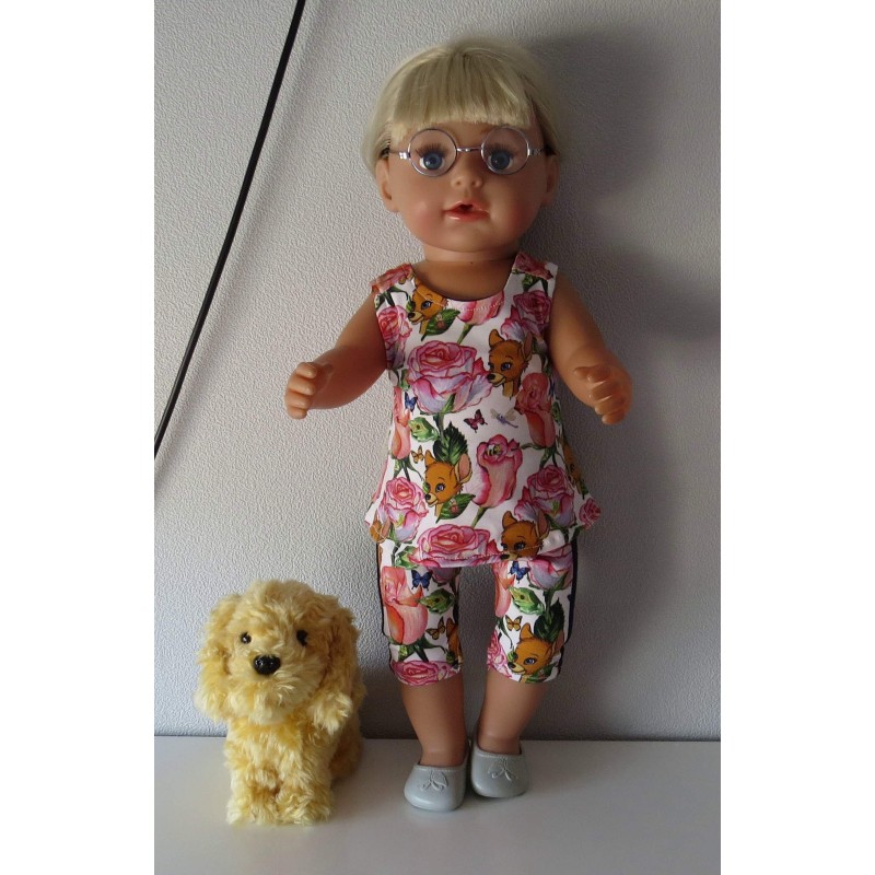 zomersetje hertje baby born 43cm