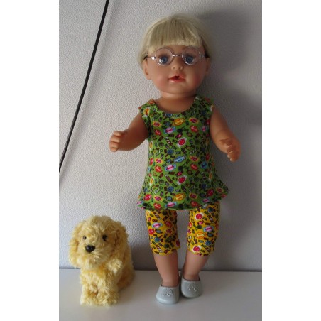 zomersetje groen snoepjes baby born 43cm