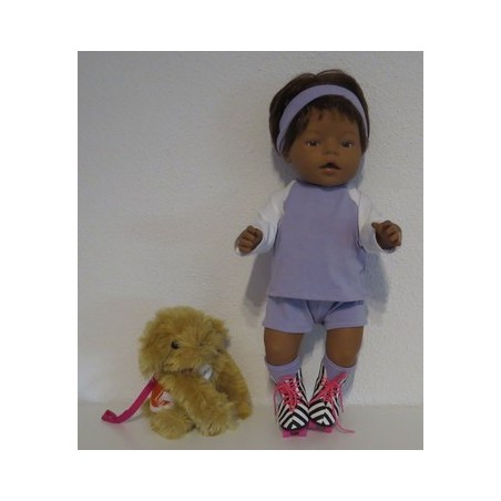 skate setje lila baby born 43cm