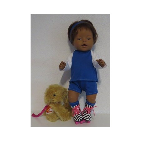 skate setje hard blauw baby born 43cm