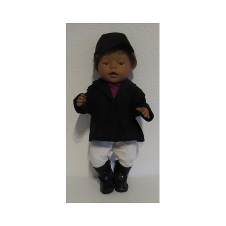 paardrijd set baby born 43cm