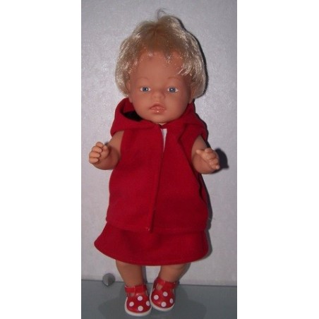 joggingspak rood baby born 43cm