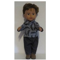 poloshirt setje krokodillen baby born 43cm