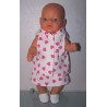 joggingspak hard roze hartjes baby born 43cm