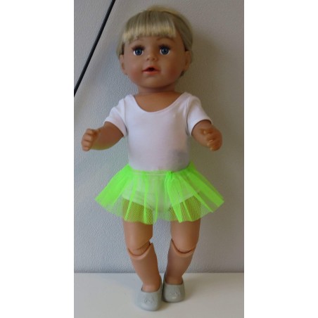 losse tutu fel groen baby born 43cm