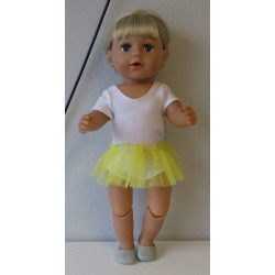 losse tutu geel baby born 43cm
