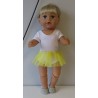 losse tutu geel baby born 43cm
