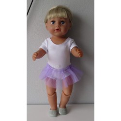 losse tutu lila baby born 43cm