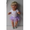 losse tutu lila baby born 43cm