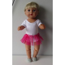 losse tutu hard roze baby born 43cm