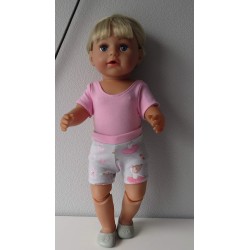 balletpakje roze ballet baby born 43cm
