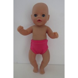 onderbroek midden roze  baby born little 36cm