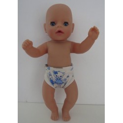onderbroek beer  baby born little 36cm