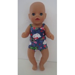 lux ondergoed  hello kitty baby born little 36cm