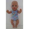ondergoed blauw thee  baby born little 36cm