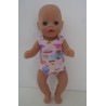 ondergoed  roze thee baby born little 36cm