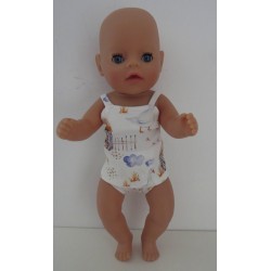 lux ondergoed  gans baby born little 36cm