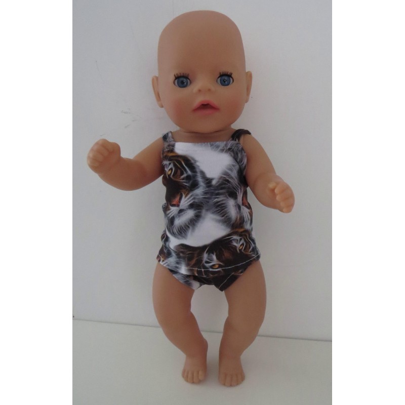 ondergoed  tijger baby born little 36cm