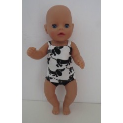 lux ondergoed  teckel baby born little 36cm