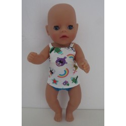 lux ondergoed  happy baby born little 36cm