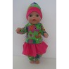 rok setje groen olifantenbaby born little 36cm
