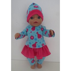 rok setje trollz baby born little 36cm