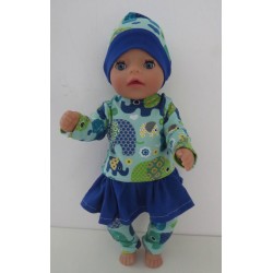 rok setje olifanten baby born little 36cm