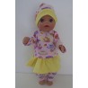 rok setje roze thee baby born little 36cm