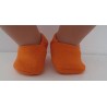 stoffen sloffen oranje baby born little 36cm