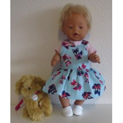 tuinrok mint vossen baby born 43cm