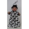 slaapzak mouwen teckel baby born little 36cm