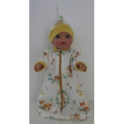 slaapzak mouwen bosdieren baby born little 36cm