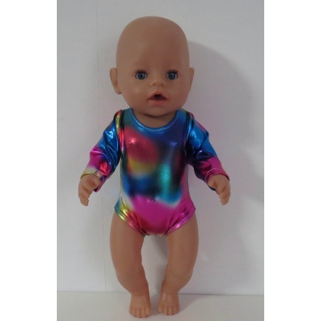 turnpakje gekleurd baby born 43cm