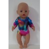 turnpakje gekleurd baby born 43cm